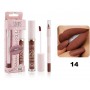 Gloss pentru buze USHAS Sparkle On 2 in 1 Gloss Matt cu 1 Creion pentru contur - SO14 Hot Chocolate